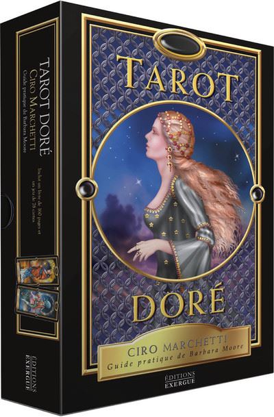 Tarot Doré 78 lames - Boîte ou accessoire - Barbara Moore, Diane ...