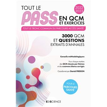 Tout le PASS en QCM et exercices 2022-2023