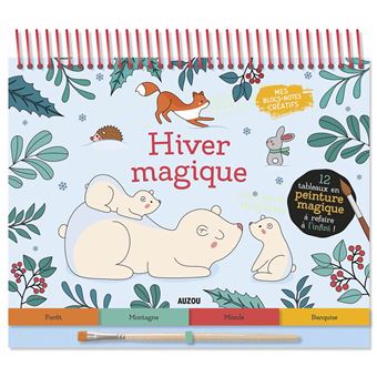 Mes blocs-notes créatifs - hiver magique