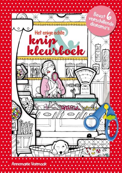Het enige echte knip & kleurboek