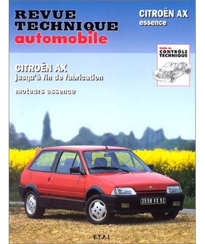 Revue technique automobile 478.6 Citroën AX (tous modèles essence)