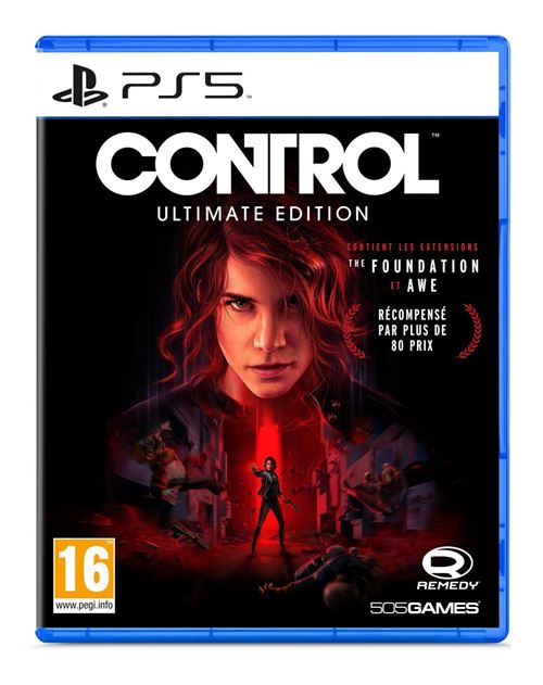 Pochette avant du jeu Control Ultimate Edition PS5