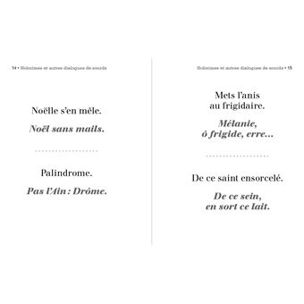 Petit Livre des holorimes et autres dialogues de sourds