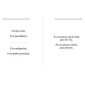 Petit Livre des holorimes et autres dialogues de sourds