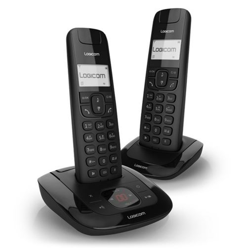 LOGICOM LOLA 255T DUO BLACK W/ ANSWERING MACHINE