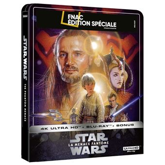 Star WarsStar Wars Episode I : La menace fantôme Steelbook Edition Spéciale Fnac Blu-ray 4K Ultra HD