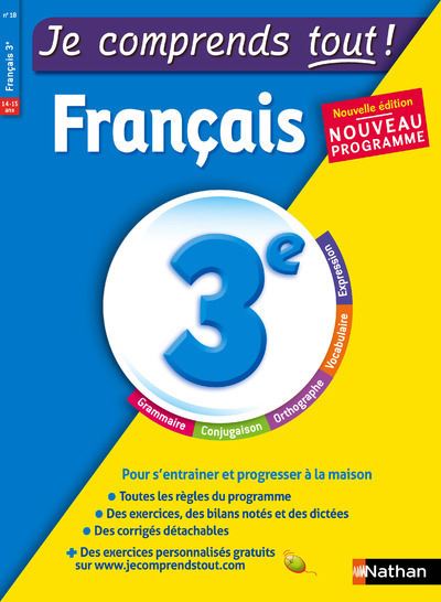 Je comprends tout Français 3ème