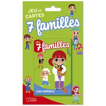 Jeu de cartes, 7 familles des métiers, France Cartes - Début de Série