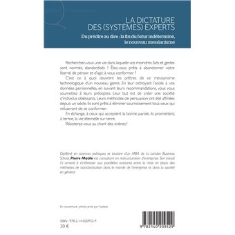 La dictature des (systèmes) experts