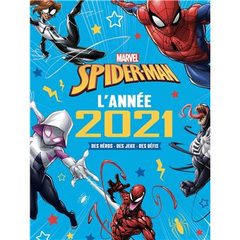 SPIDER-MAN - L'année 2021 - Des héros, des jeux, des défis - Marvel