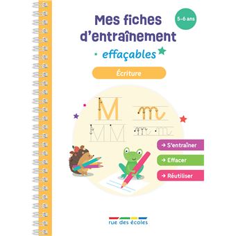 Mes fiches d’entraînement effaçables - Écriture