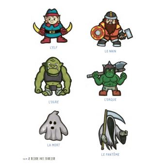 Je dessine avec Chadessin : Dinosaures, personnages médiévaux et fantastiques