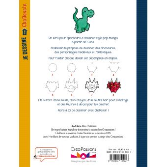 Je dessine avec Chadessin : Dinosaures, personnages médiévaux et fantastiques