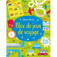 Bloc de jeux de voyage - Cahier d'activités avec pages détachables