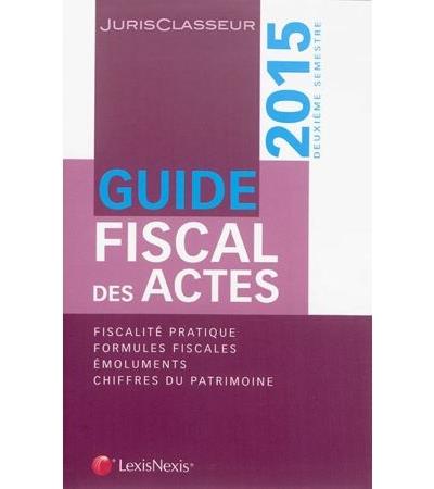 Guide fiscal des actes