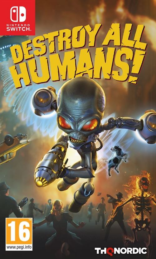 Destroy All Humans Remake Nintendo Switch