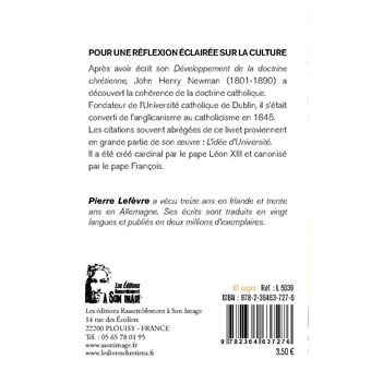 Guérir la culture - John Henry Newman - L5039