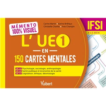 Mémento 100% visuel - L'UE 1 en 150 cartes mentales - IFSI