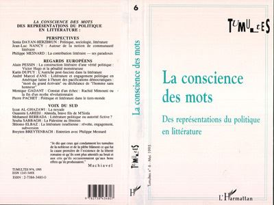 La conscience des mots -  Inconnus - (donnée non spécifiée)