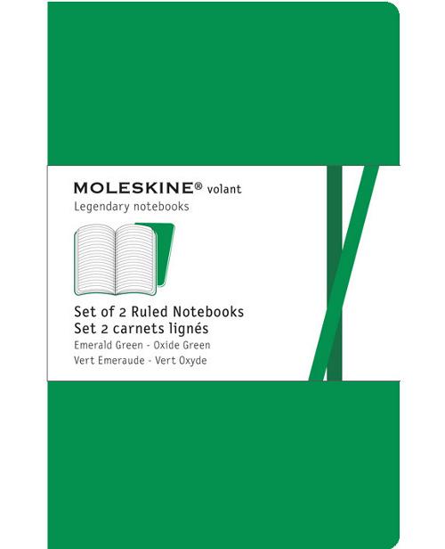 MOLESKIN VOLANT TPF LGN VERT/EMERAUDE