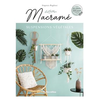 Macramé suspensions végétales
