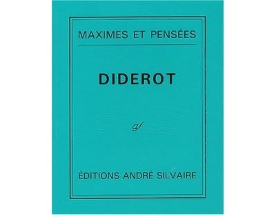 Maximes et pensées - Denis Diderot - (donnée non spécifiée)