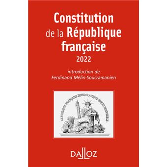 Constitution de la République française 19ed