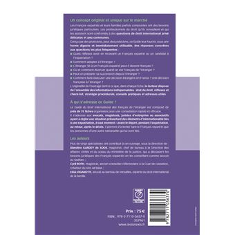 Guide de droit international des francais de l etranger 2022 2023