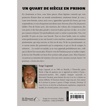Un quart de siècle en prison
