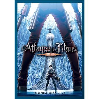 Agenda 2022-2023 L'Attaque des titans