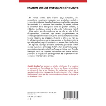 L'action sociale musulmane en Europe