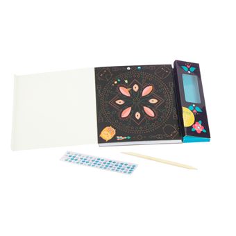 Cartes à gratter et à colorier : Fôret Mandalas