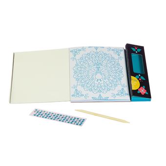 Cartes à gratter et à colorier : Fôret Mandalas