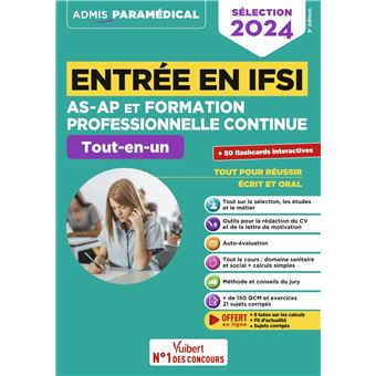 Entrée en IFSI pour AS-AP et formation professionnelle continue (FPC)