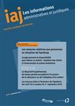 Les mesures relatives aux personnes en situation de handicap
