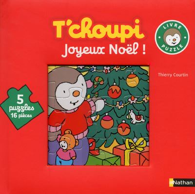 T Choupi Livre Puzzle Le Livre Puzzle De T Choupi Joyeux Noel Thierry Courtin Cartonne Achat Livre Fnac