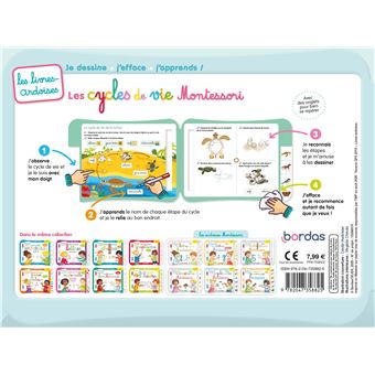 Les livres-ardoises - Mes formes rugueuses Montessori