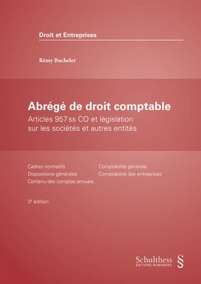 Abrégé de droit comptable - Rémy Bucheler - broché