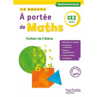 Le nouvel A portée de maths CE2 - Fichier élève