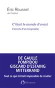 C'était le monde d'avant