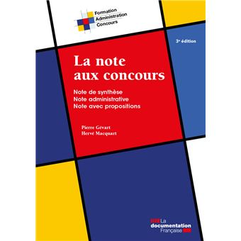 La note aux concours