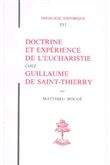 TH n°111 - Doctrine et expérience de l'Eucharistie chez Guillaume de Saint-Thierry