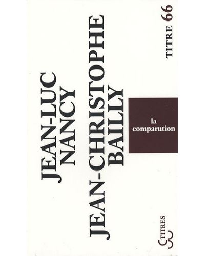 La comparution - Jean-Christophe Bailly - Poche