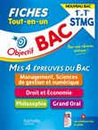 Objectif BAC Fiches Tout-en-un 1re et Term STMG  - Nouveaux programmes
