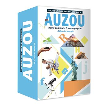 Coffret dictionnaire encyclopédique auzou + atlas du monde (éd. 2021)