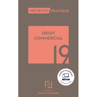 Memento droit commercial 2019
