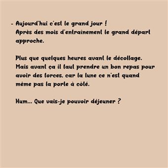 Je pars sur la lune
