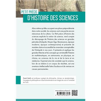 Petit précis d'histoire des sciences
