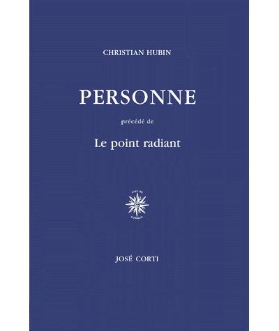 Personne - Christian Hubin - broché