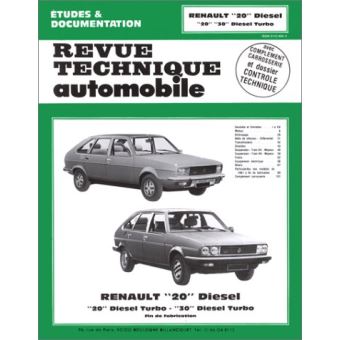 Revue technique automobile 409.4 Renault 20 D-Turbo D - 30 Turbo D (80/84)